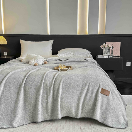 Paturi Cocolino cu Textura Tip Casmir - Pătură Cocolino Ultra Soft – Textura de Cașmir, 200x230cm, cu geanta de depozitare