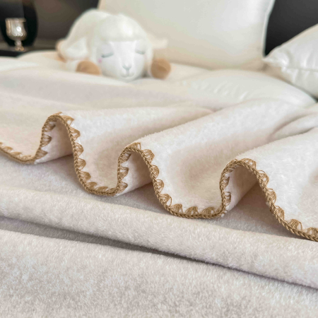 Pătură Cocolino Ultra Soft – Textura de Cașmir, 200x230cm, cu geanta de depozitare [2]