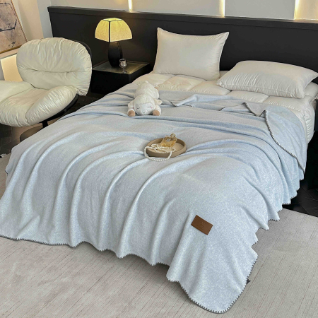 Pătură Cocolino Ultra Soft – Textura de Cașmir, 200x230cm, cu geanta de depozitare [1]