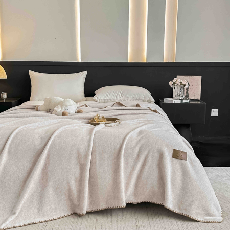 Paturi Cocolino cu Textura Tip Casmir - Pătură Cocolino Ultra Soft – Textura de Cașmir, 200x230cm, cu geanta de depozitare