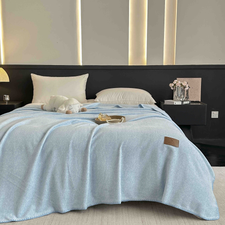 Paturi Cocolino cu Textura Tip Casmir - Pătură Cocolino Ultra Soft – Textura de Cașmir, 200x230cm, cu geanta de depozitare
