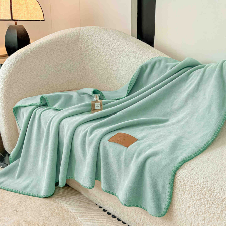 Paturi Cocolino cu Textura Tip Casmir - Pătură Cocolino Ultra Soft – Textura de Cașmir, cu capse, 100x140cm