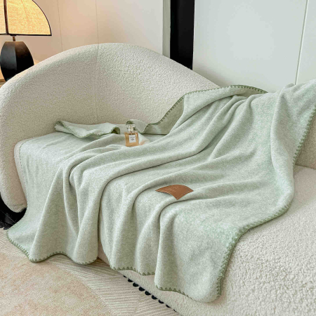 Paturi Cocolino cu Textura Tip Casmir - Pătură Cocolino Ultra Soft – Textura de Cașmir, cu capse, 100x140cm
