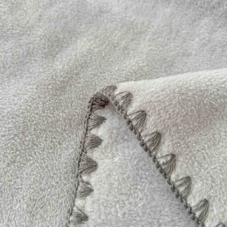 Pătură Cocolino Ultra Soft – Textura de Cașmir, cu capse, 100x140cm [4]