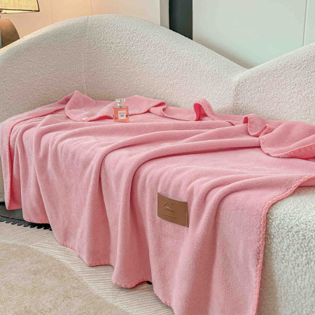 Pătură Cocolino Ultra Soft – Textura de Cașmir, cu capse, 100x140cm [3]