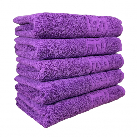 Prosoape Bumbac 100% - Set 5 Prosoape Baie, Bumbac 100% Mov