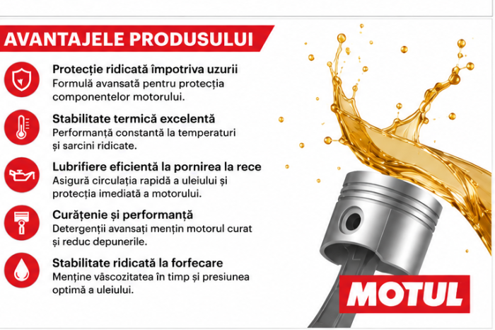 ulei Motul 5W-40, Motul 8100 X-cess Gen2, Motul 112350, ulei motor 5L, ACEA A3/B4, API SQ, BMW Longlife-01, MB 229.5, Porsche A40, Renault RN0700, Renault RN0710, VW 502 00, VW 505 00 [4]