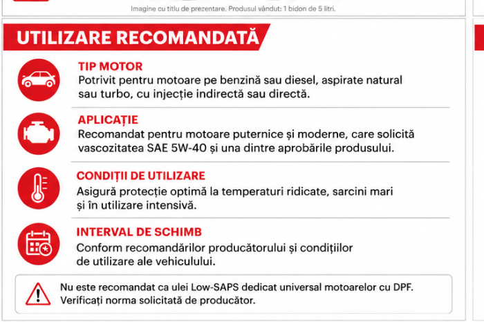 ulei Motul 5W-40, Motul 8100 X-cess Gen2, Motul 112350, ulei motor 5L, ACEA A3/B4, API SQ, BMW Longlife-01, MB 229.5, Porsche A40, Renault RN0700, Renault RN0710, VW 502 00, VW 505 00 [3]