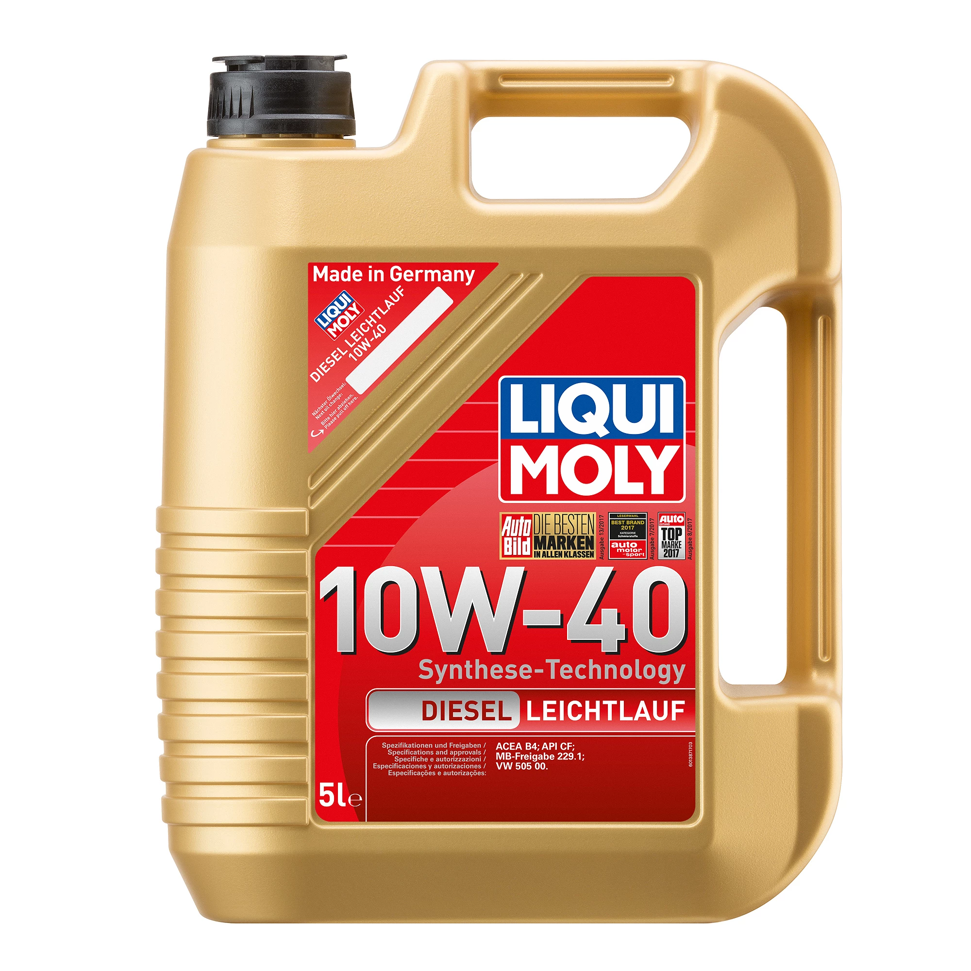 Uleiuri - LIQUI MOLY 1387 – 5 L Diesel Leichtlauf 10W-40