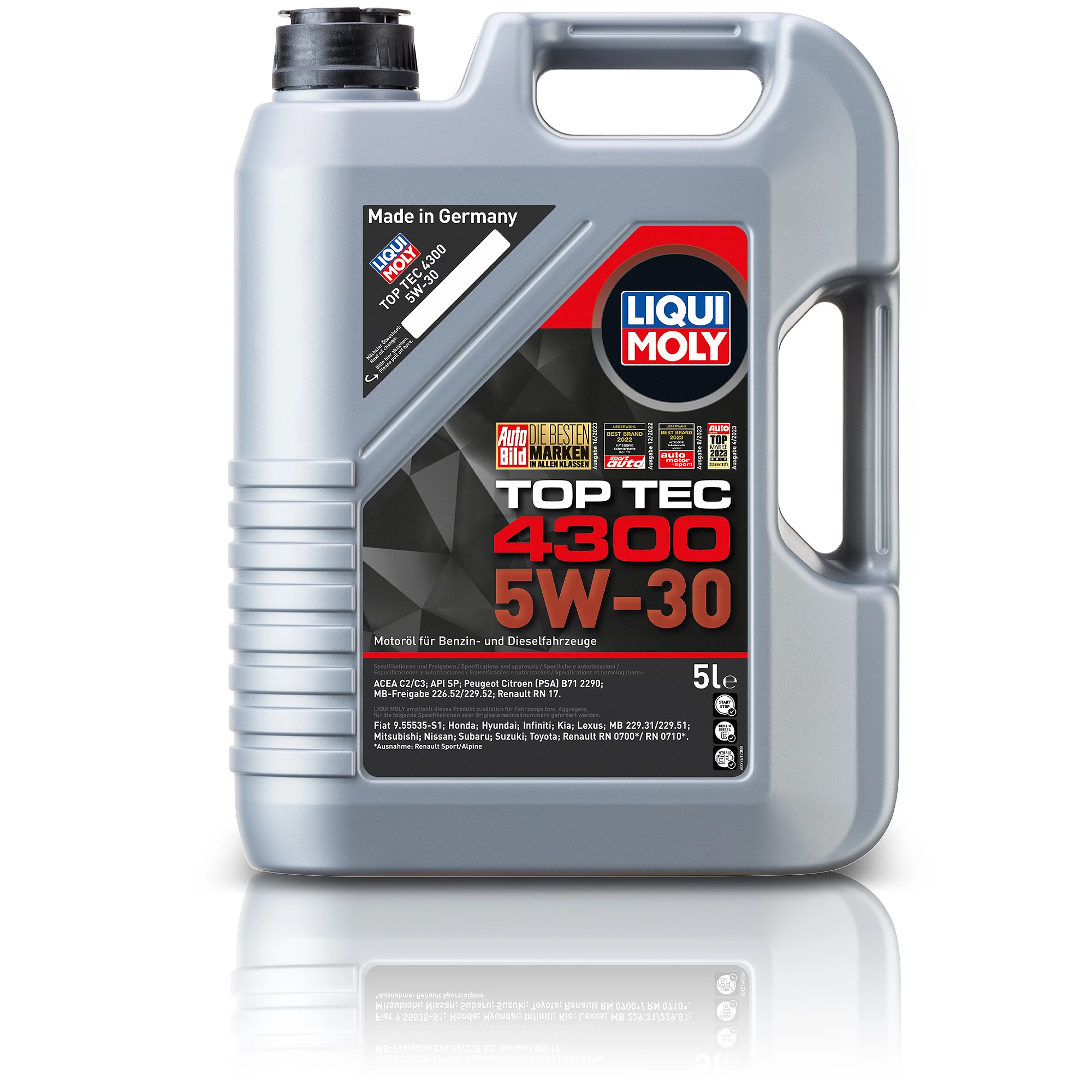 Uleiuri - LIQUI MOLY 3741 – 5 L Top Tec 4300 5W-30