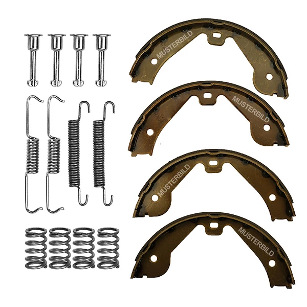 Set complet frânare BMW Seria 3 E46 – discuri, plăcuțe și saboți – ATEC [4]