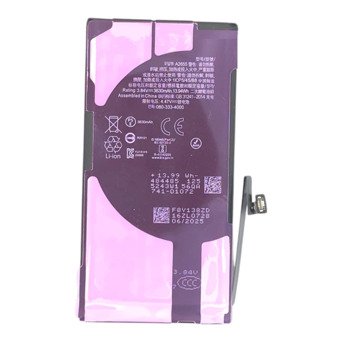 Acumulator compatibil iPhone 13 - High Capacity, Diagnostic - Sanatate 100% [4]