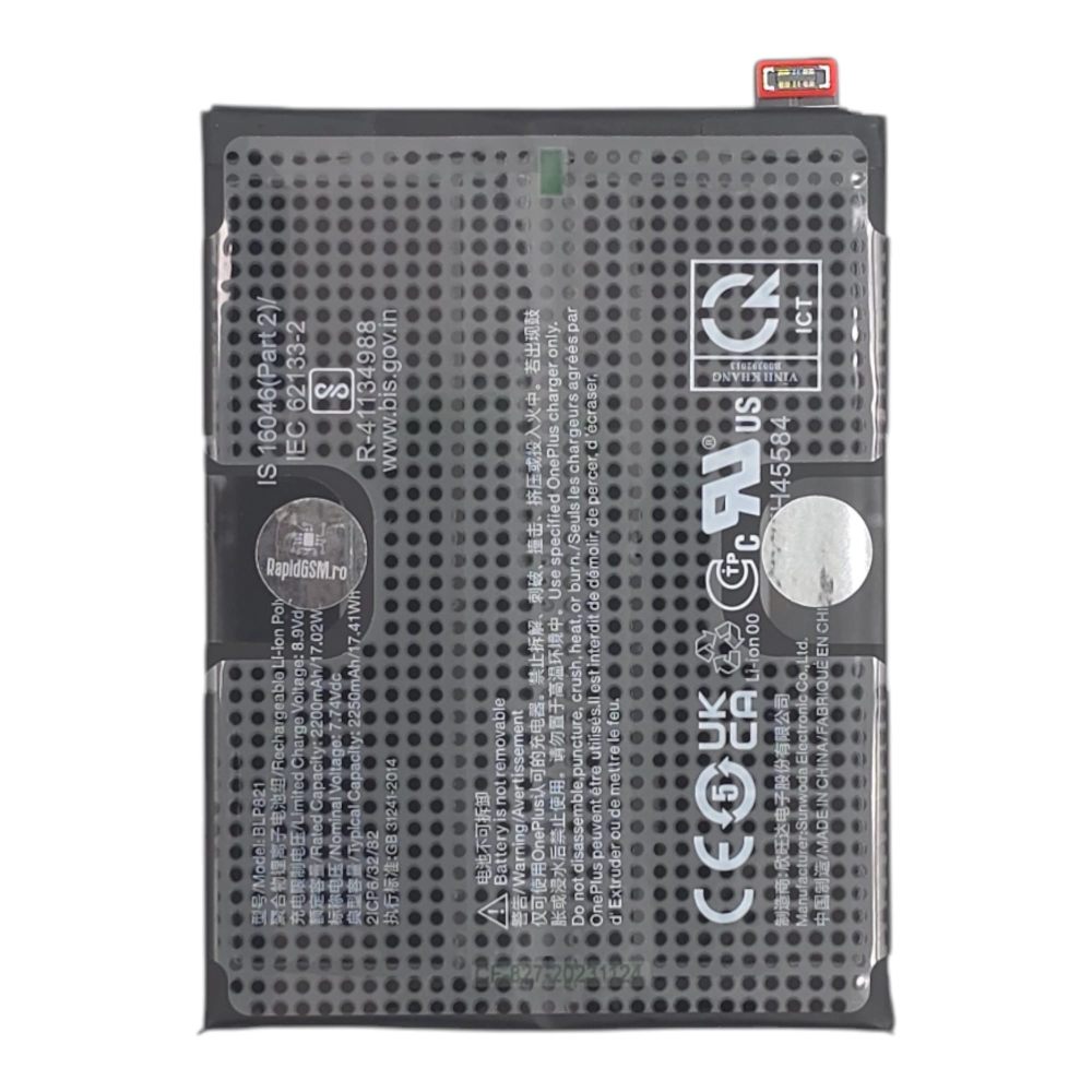 Acumulator OnePlus 9, BLP821 (Original Service Pack) [2]