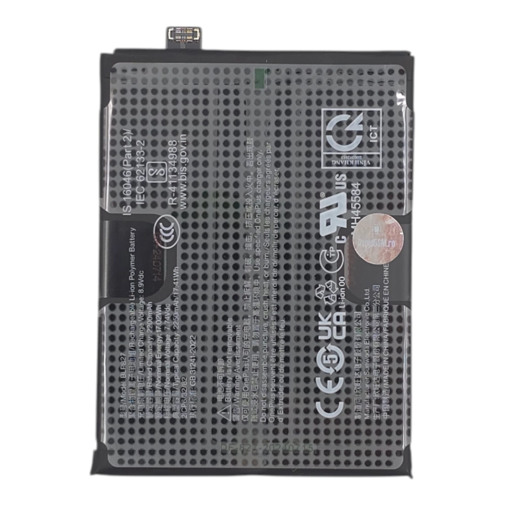 Acumulator OnePlus 9 Pro, BLP827 (Original Service Pack) [2]