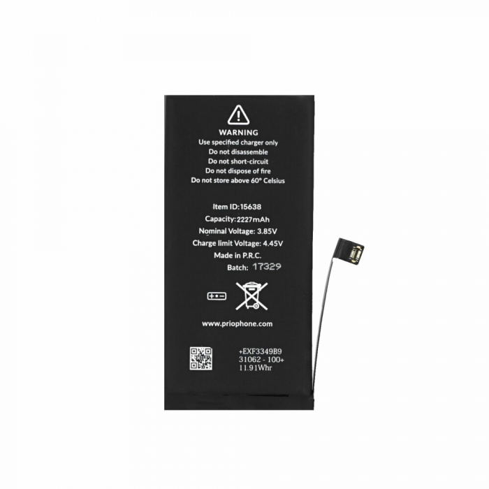 Acumulator Prio compatibil cu iPhone 12 Mini, banda adeziva inclusa (Universal APN) [2]