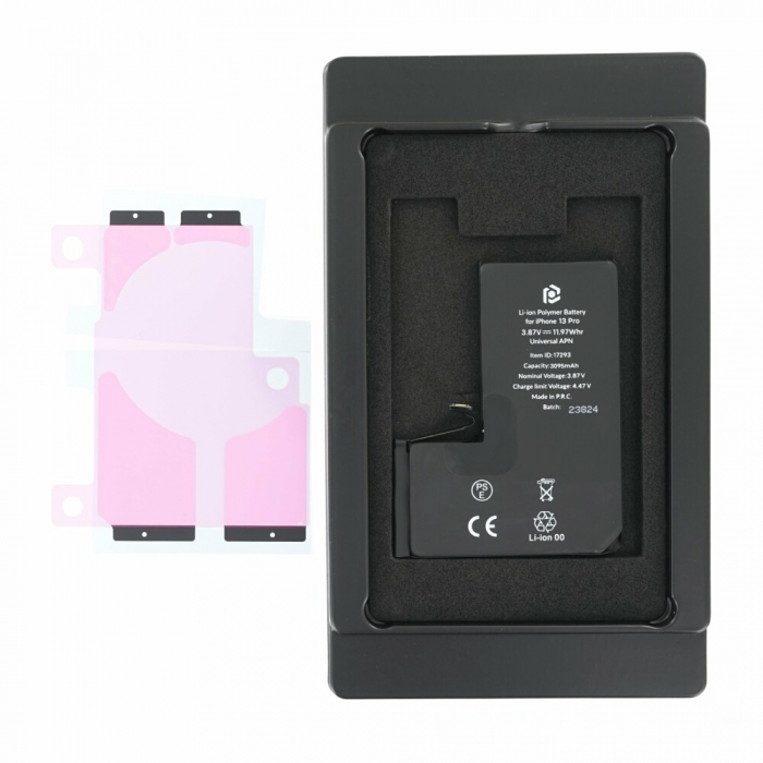 Acumulator Prio compatibil cu iPhone 13 Pro, banda adeziva inclusa (Universal APN) [3]