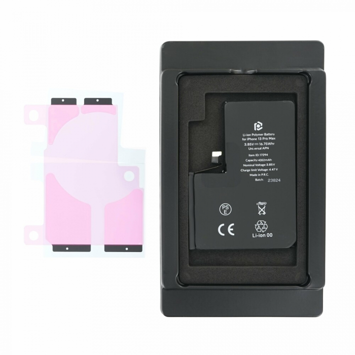 Acumulator Prio compatibil cu iPhone 13 Pro Max, banda adeziva inclusa (Universal APN) [3]