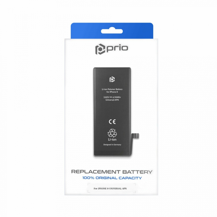 Acumulator Prio compatibil cu iPhone 8, banda adeziva inclusa (Universal APN) [4]