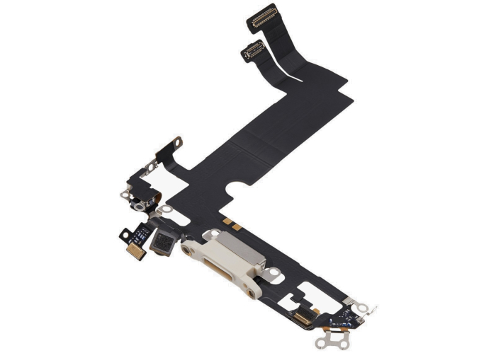 Banda flex cu conector incarcare si microfon iPhone 12 Mini, White (Original SWAP) [3]