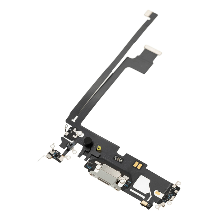 Banda flex cu conector incarcare si microfon iPhone 12 Pro Max, Silver (Original SWAP) [2]