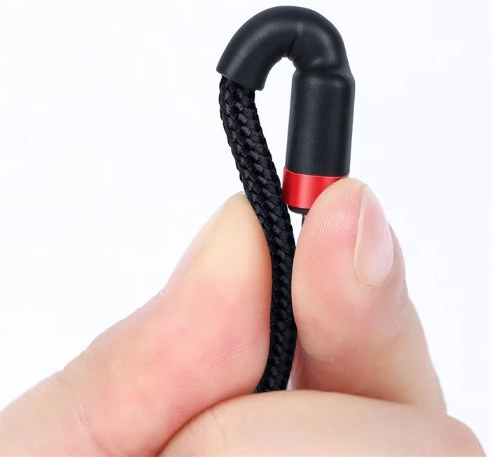 CABLU alimentare si date Baseus Cafule, Incarcare Rapida 3A / 60W, USB Type C - Type C, braided, 1m, rosu cu negru [2]