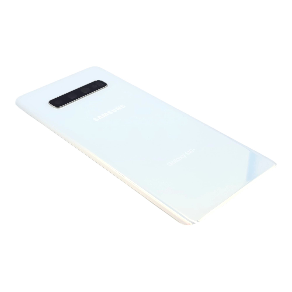 Capac spate Samsung Galaxy S10 Plus (G975), Alb / Prism White (Original Service Pack) [2]