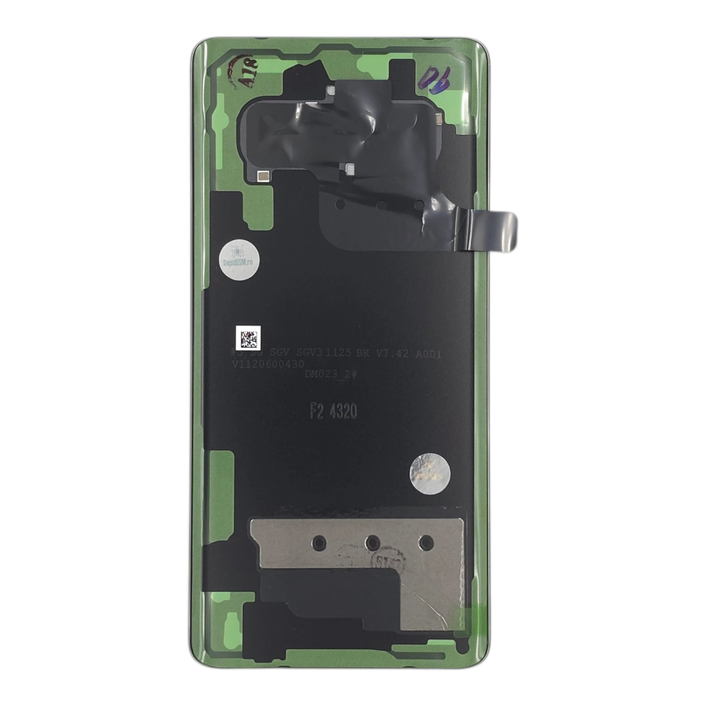 Capac spate Samsung Galaxy S10 Plus (G975), Negru / Prism Black (Original Service Pack) [4]