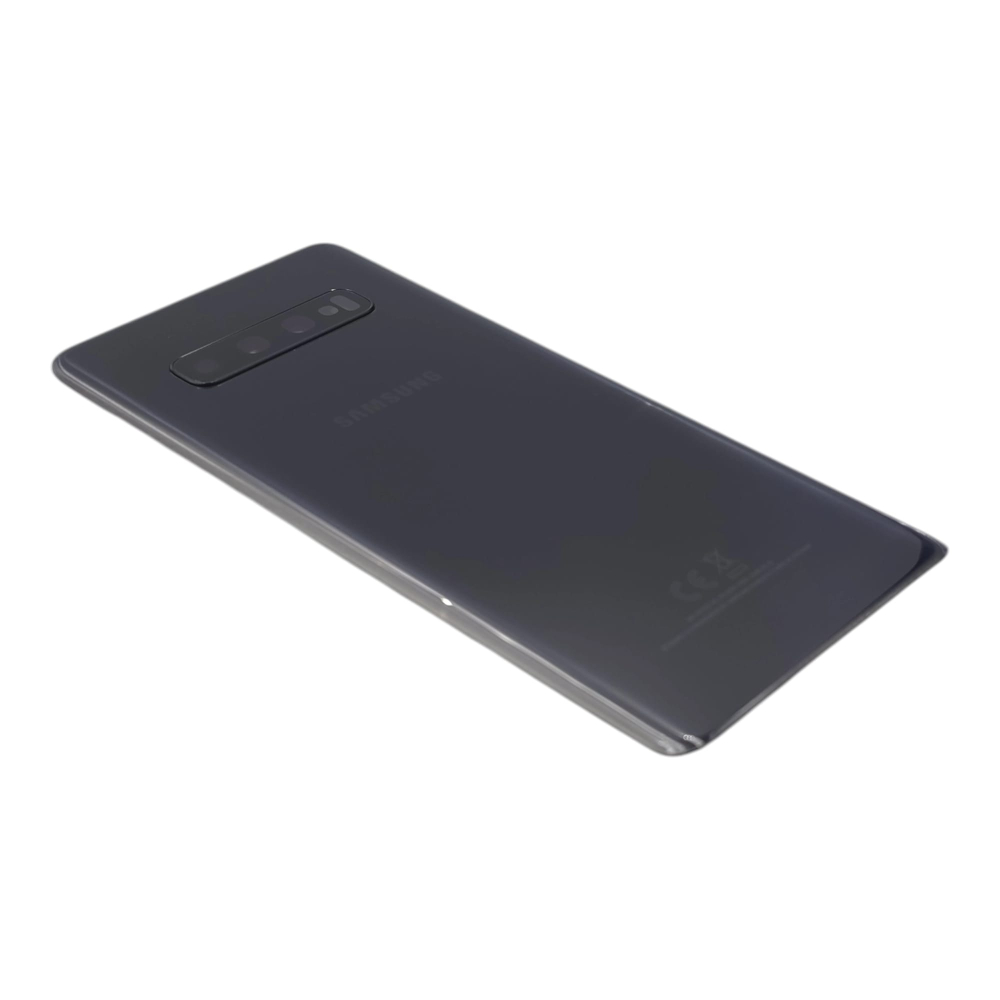 Capac spate Samsung Galaxy S10 Plus (G975), Negru / Prism Black (Original Service Pack) [2]