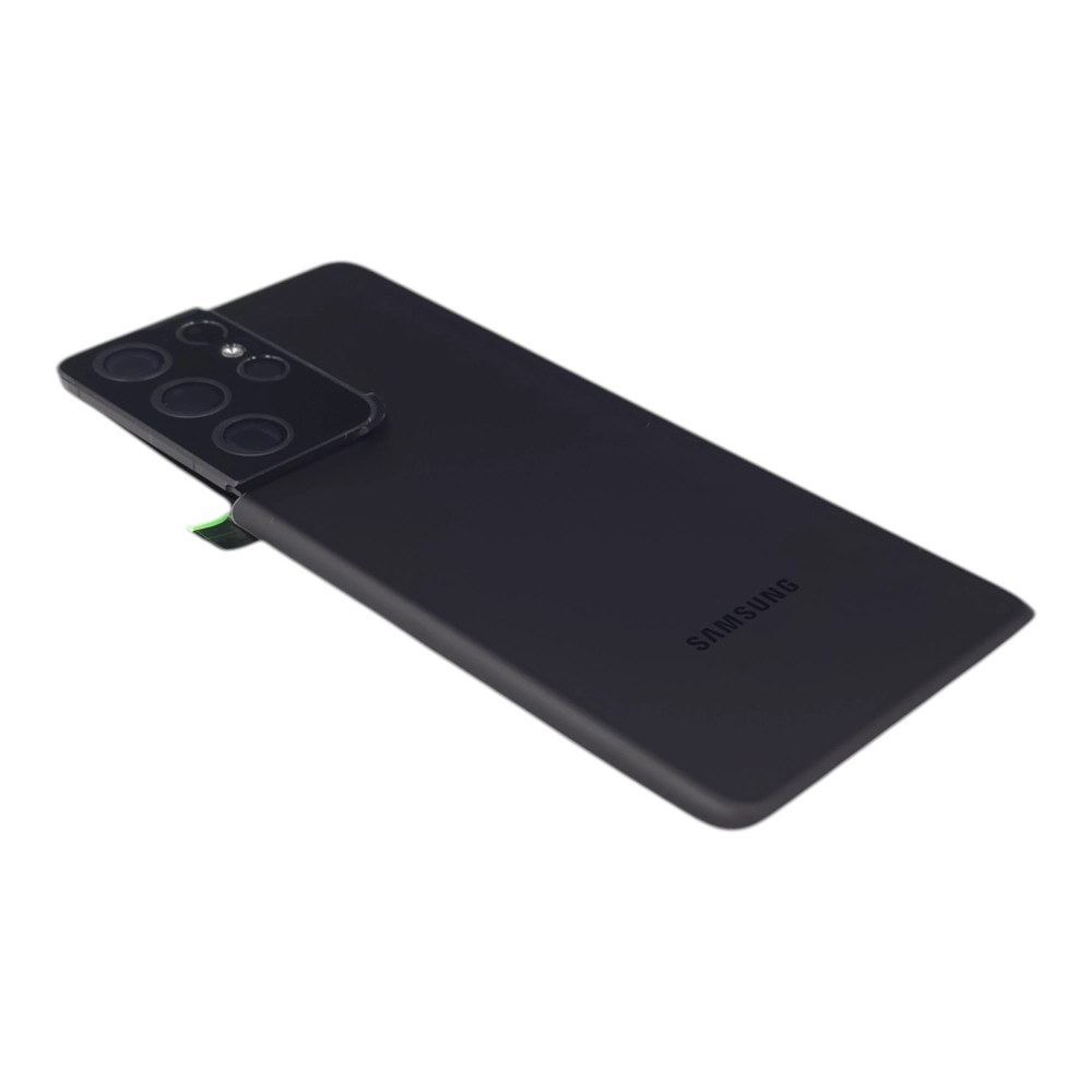 Capac spate Samsung Galaxy S21 Ultra (G998), Negru / Phantom Black (Original Service Pack) [3]