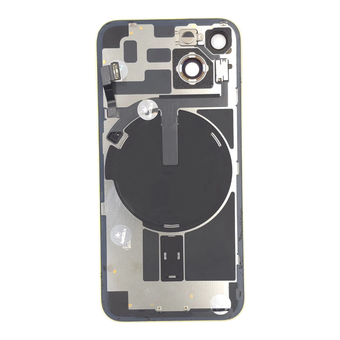 Capac spate iPhone 14, Galben (Yellow) - Grade A (Original SWAP) - include blit si încarcare wireless [2]