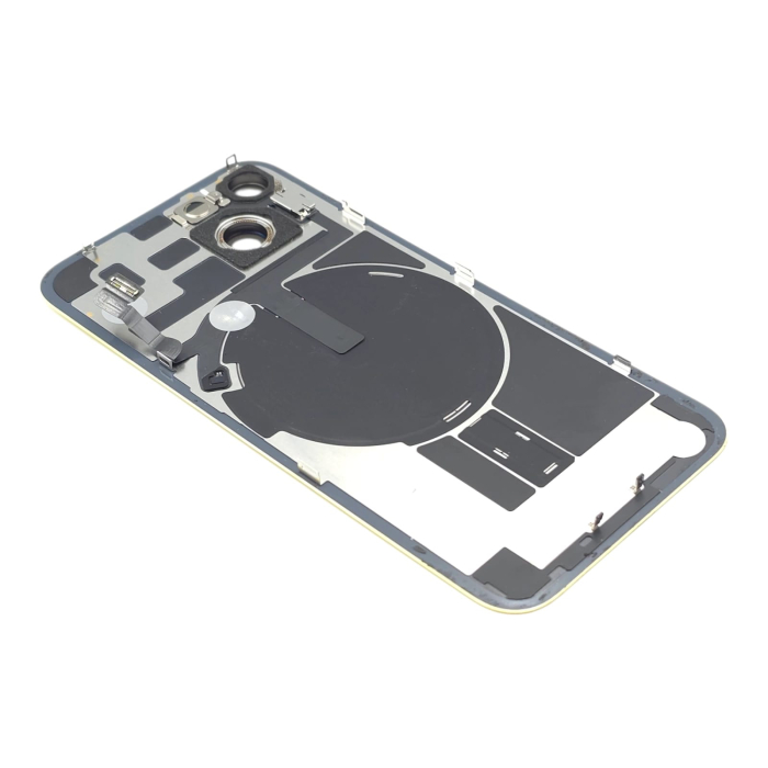 Capac spate iPhone 14, Galben (Yellow) - Grade A (Original SWAP) - include blit si încarcare wireless [4]