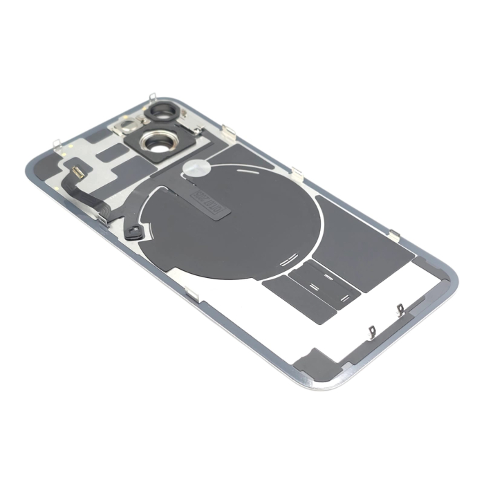 Capac spate iPhone 14, Alb (White) - Grade A (Original SWAP) - include blit si încarcare wireless [4]