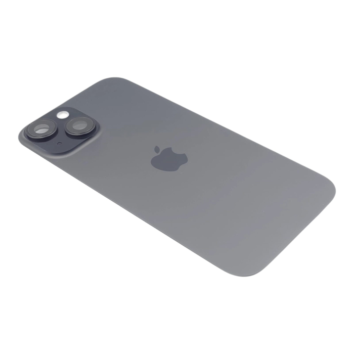 Capac spate iPhone 15, Negru (Black Titanium) - Grade B (Original SWAP) - include blit si incarcare wireless [3]