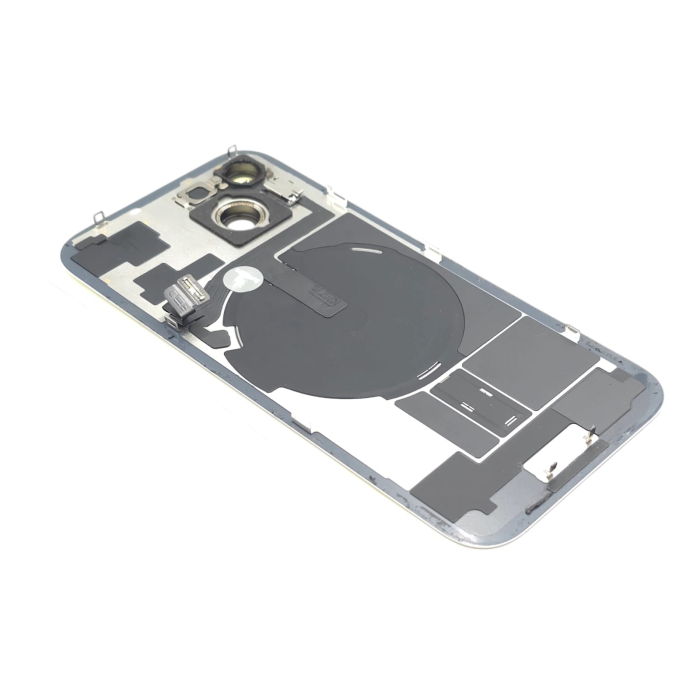 Capac spate iPhone 15, Blue Titanium - Grade A (Original SWAP) - include blit si încarcare wireless [4]
