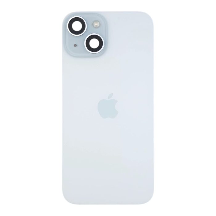 Capac spate iPhone 15, Blue Titanium - Grade A (Original SWAP) - include blit si încarcare wireless [1]