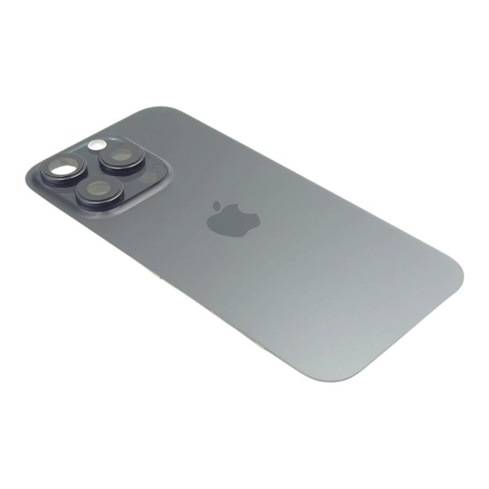 Capac spate iPhone 15 Pro, Black Titanium - Grade A (Original SWAP) - include blit si încarcare wireless [3]