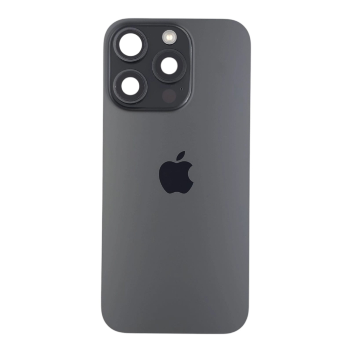 Capac spate iPhone 15 Pro, Black Titanium - Grade A (Original SWAP) - include blit si încarcare wireless [1]