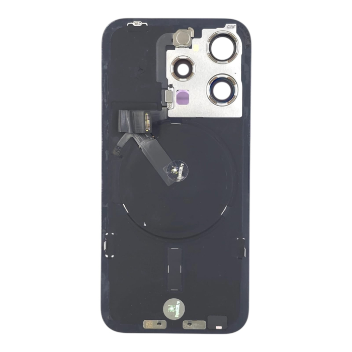 Capac spate iPhone 15 Pro, Black Titanium - Grade B (Original SWAP) - include blit si încarcare wireless [2]