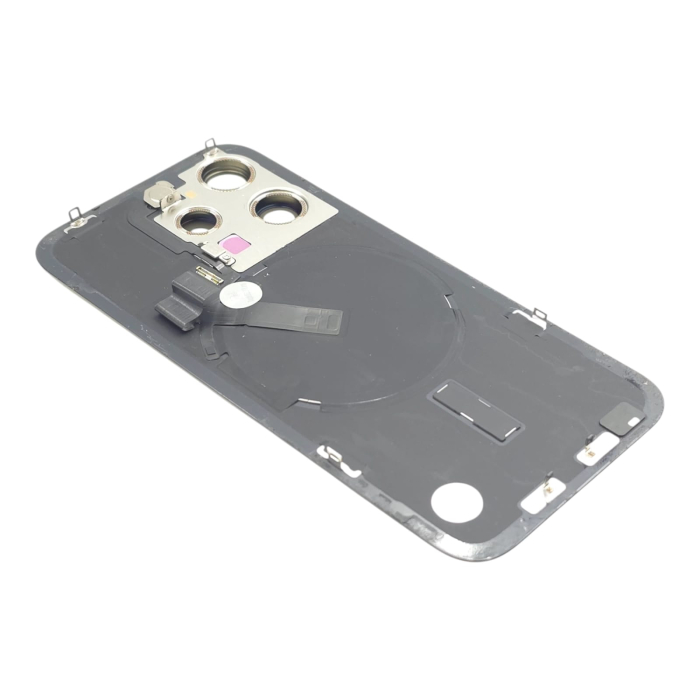 Capac spate iPhone 15 Pro, Blue Titanium - Grade A (Original SWAP) - include blit si încarcare wireless [4]