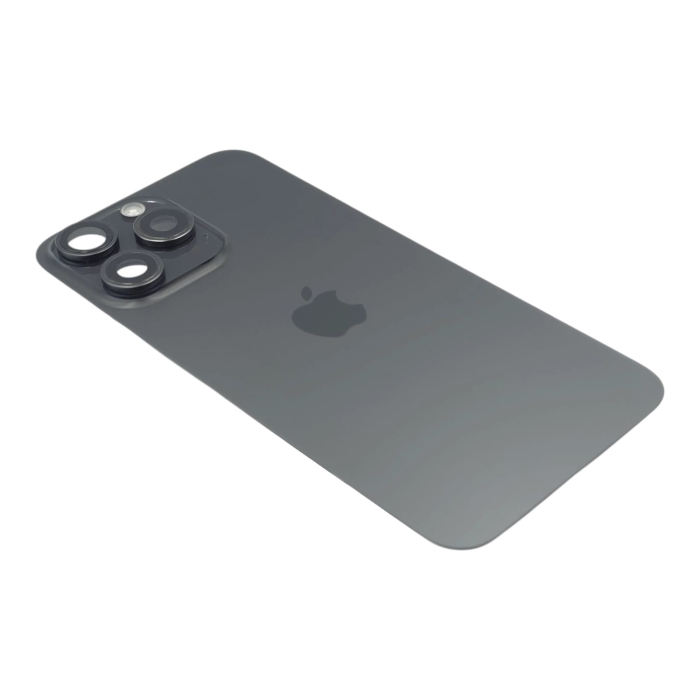 Capac spate iPhone 15 Pro Max, Black Titanium - Grade A (Original SWAP) - include blit si încarcare wireless [3]