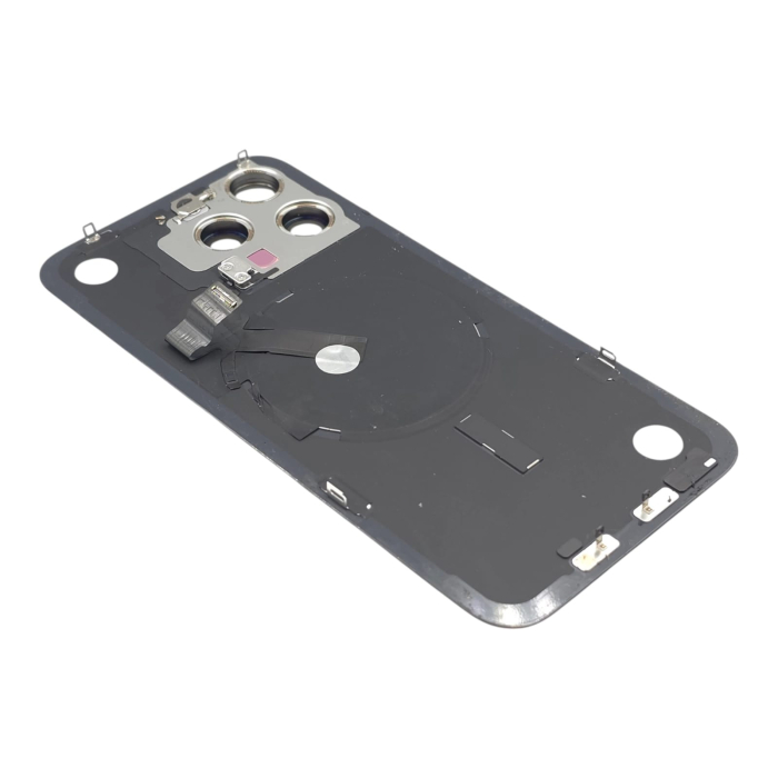 Capac spate iPhone 15 Pro Max, Black Titanium - Grade B (Original SWAP) - include blit si incarcare wireless [4]