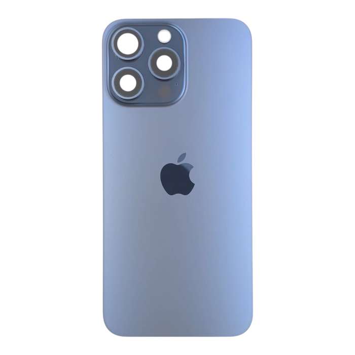 Capac spate iPhone 15 Pro Max, Blue Titanium - Grade A (Original SWAP) - include blit si încarcare wireless [1]
