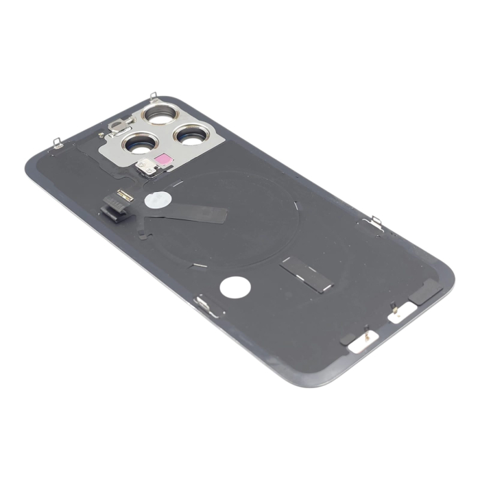 Capac spate iPhone 15 Pro Max, Natural Titanium - Grade A (Original SWAP) - include blit si încarcare wireless [4]