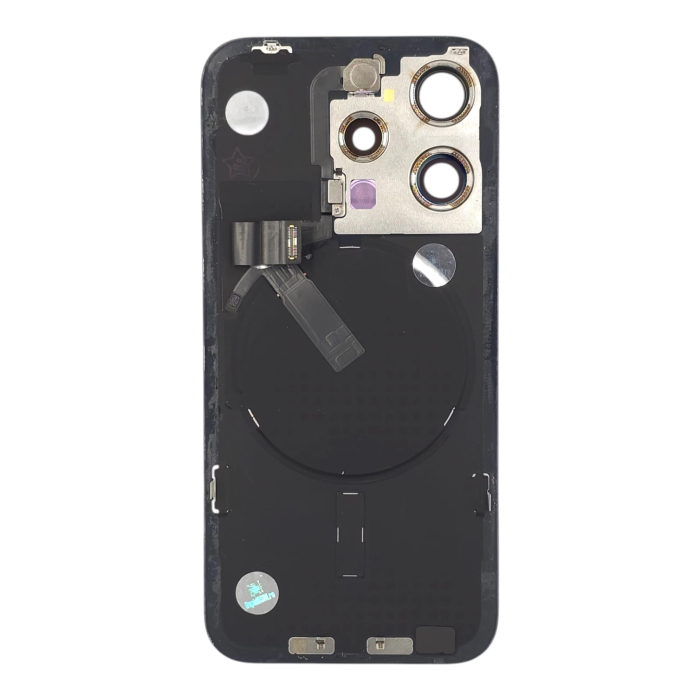 Capac spate iPhone 15 Pro, Natural Titanium - Grade B (Original SWAP) - include blit si incarcare wireless [2]