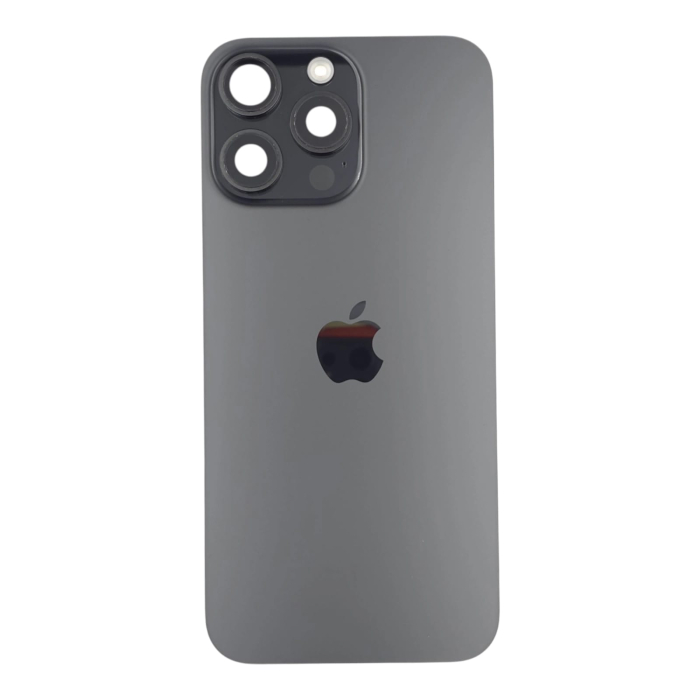 Capac spate iPhone 16 Pro Max, Black Titanium - Grade A (Original SWAP) - include blit si încarcare wireless [1]
