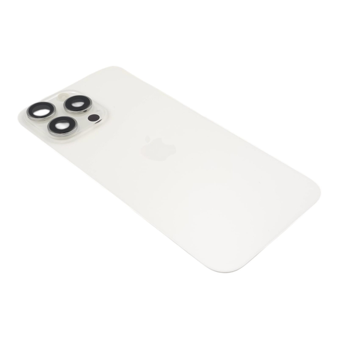 Capac spate iPhone 16 Pro Max, White Titanium - Grade A (Original SWAP) - include blit si încarcare wireless [3]