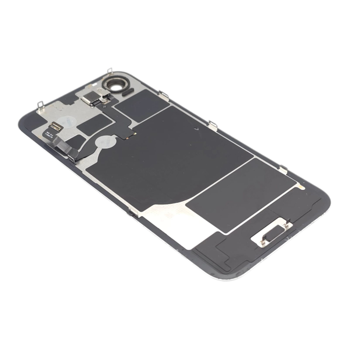 Capac spate iPhone 16e, Alb (White) - Grade A (Original SWAP) - include blit si încarcare wireless [4]