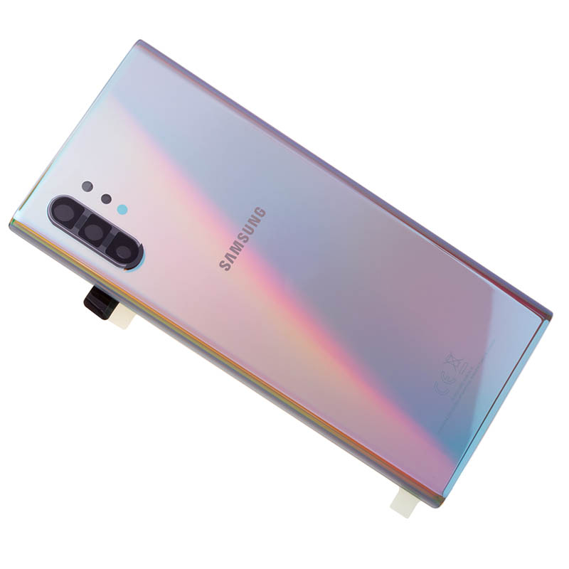 Capac spate Samsung Galaxy Note 10 Plus (N975 / N976), Argintiu / Aura Glow (Original Service Pack) [2]