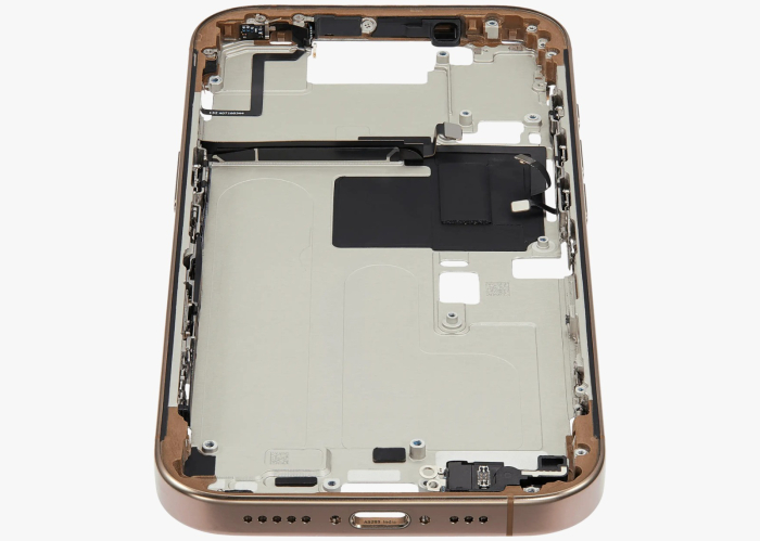 Carcasa mijloc iPhone 16 Pro, Desert Titanium – Grade A (Original SWAP) [5]