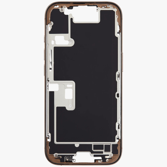 Carcasa mijloc iPhone 16 Pro, Desert Titanium – Grade A (Original SWAP) [2]